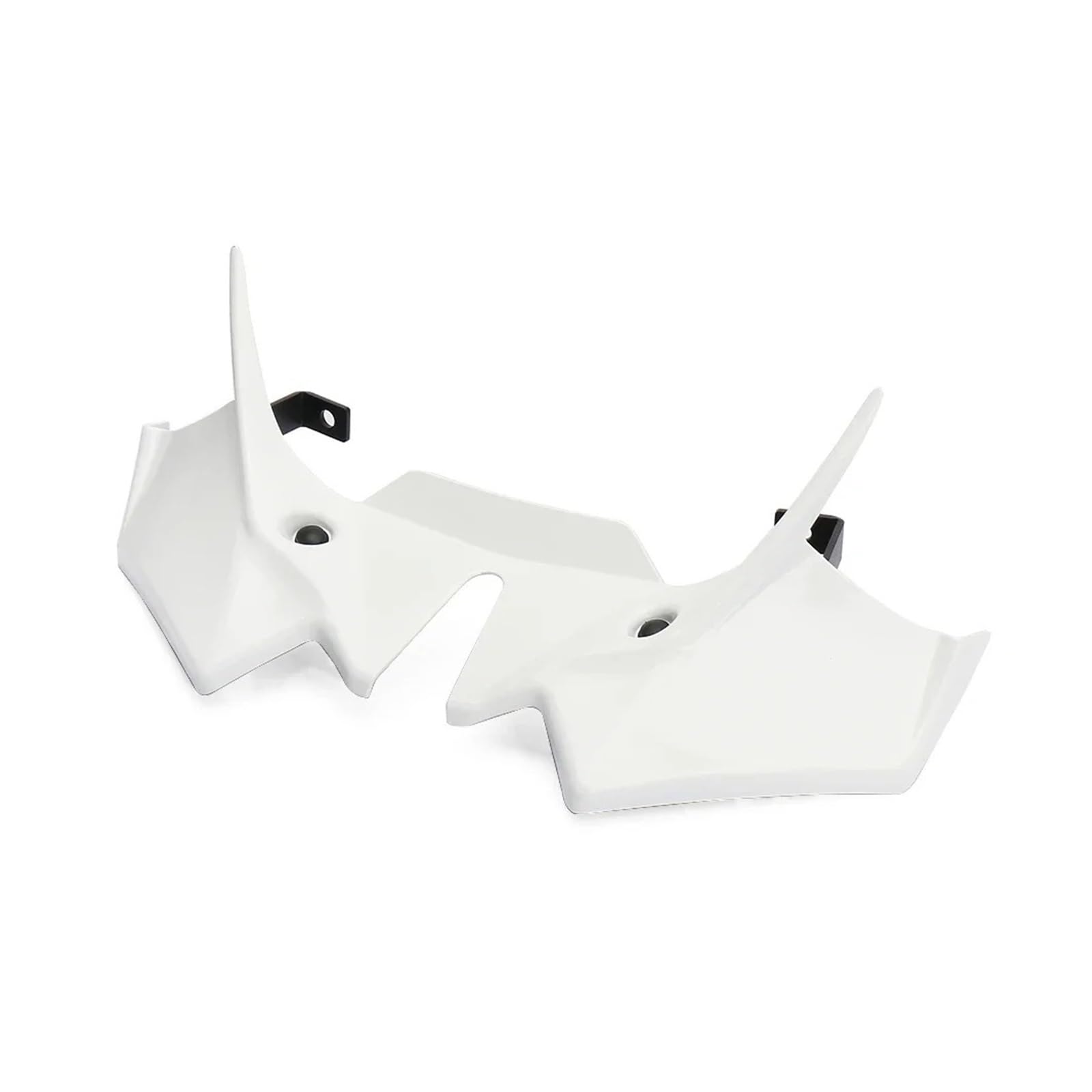 Motorradteile Für Kawasaki Z650 Z 650 2021 2022 2023 2024 Motorrad Sport Abtrieb Naked Front Spoiler Aerodynamische Flügel Deflektor Kit Motorrad Vorderspoiler(Weiß) von OEXRIGRU