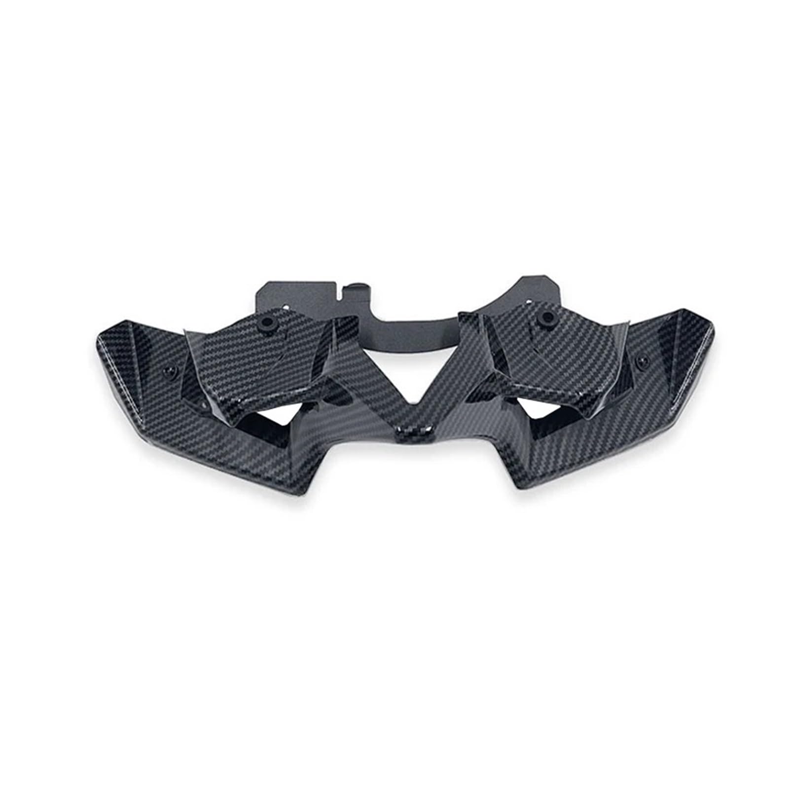 Motorradteile Für Kawasaki Z900 Z 900 2020 2021 2022 2023 2024 Motorrad Naked Front Spoiler Winglet Aerodynamische Flügel Kit Spoiler Motorrad Vorderspoiler(Carbon Fiber Look) von OEXRIGRU