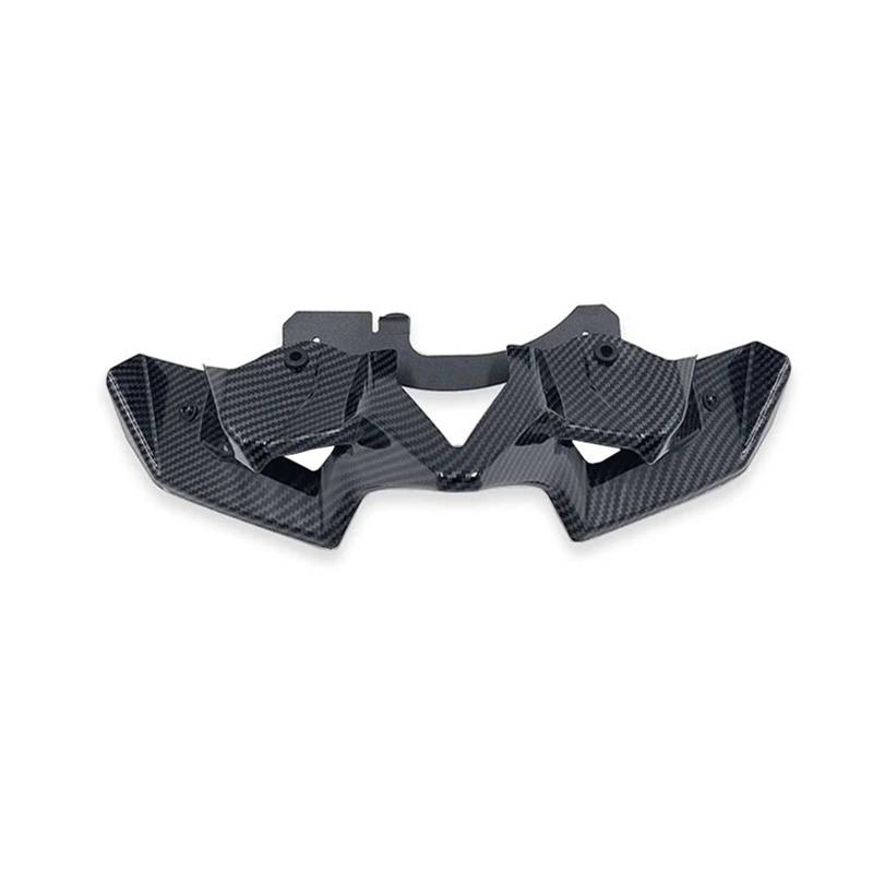 Motorradteile Für Kawasaki Z900 Z 900 2020 2021 2022 2023 2024 Motorrad Naked Front Spoiler Winglet Aerodynamische Flügel Kit Spoiler Motorrad Vorderspoiler(Carbon Fiber Look) von OEXRIGRU