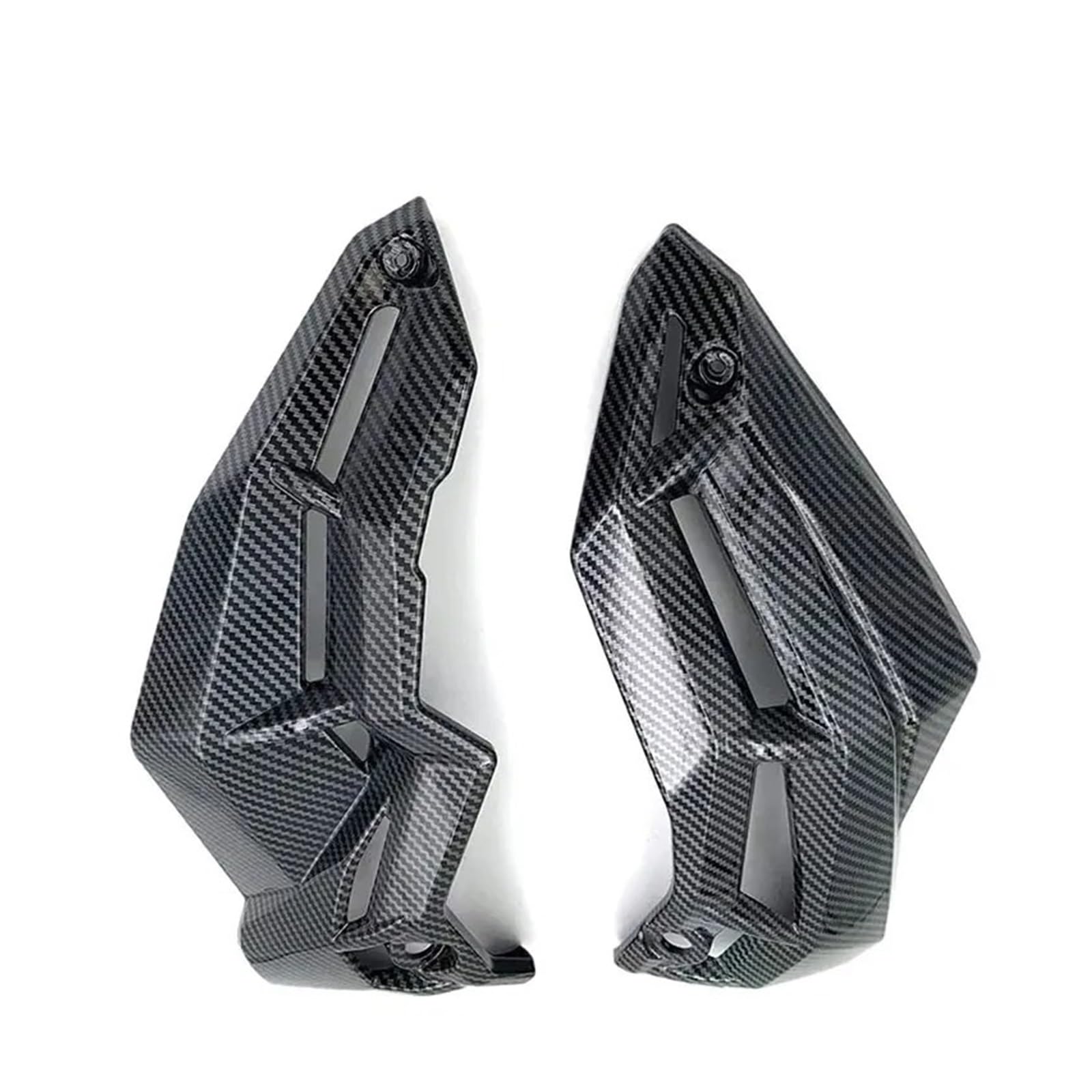 Motorradteile Für Kawasaki Z900 ZR900 2017 2018 2019 Motorrad Untere Motor Spoiler Bauch Pan Untere Abdeckung Schutz Verkleidung Gugel Motorrad Vorderspoiler(Carbon Fiber Look) von OEXRIGRU