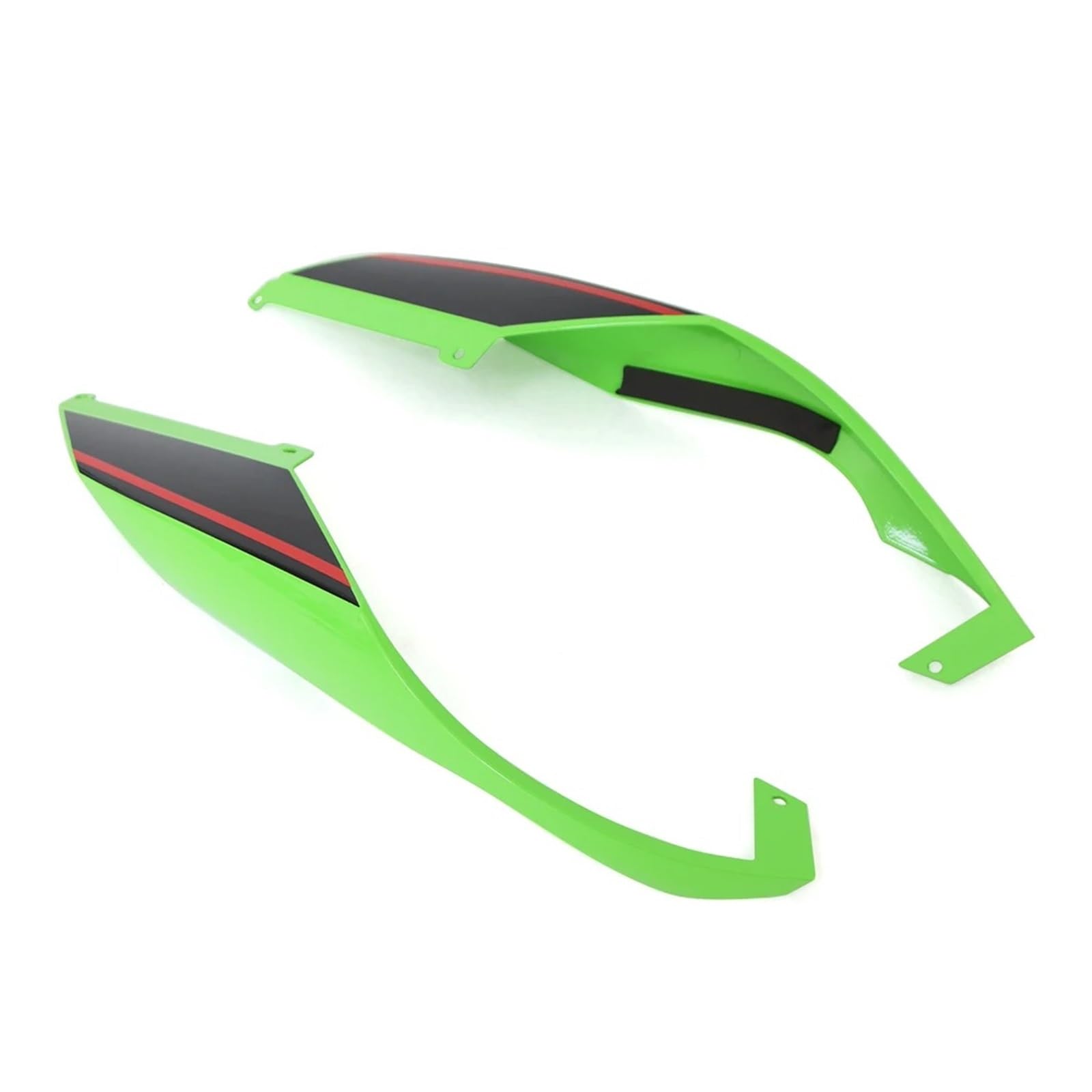 Motorradteile Für Kawasaki ZX-4R ZX4R ZX-4RR ZX4RR ZX-25R ZX25R Motorrad Hinten Schwanz Flügel Spoiler Aerodynamische Winglet Verkleidung Motorrad Vorderspoiler(Black Green) von OEXRIGRU