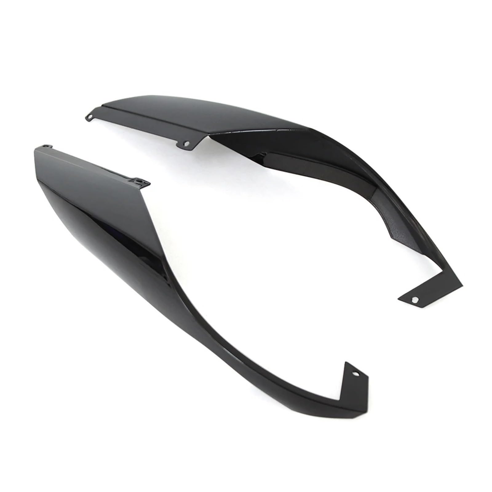 Motorradteile Für Kawasaki ZX-4R ZX4R ZX-4RR ZX4RR ZX-25R ZX25R Motorrad Hinten Schwanz Flügel Spoiler Aerodynamische Winglet Verkleidung Motorrad Vorderspoiler(Bright Black) von OEXRIGRU