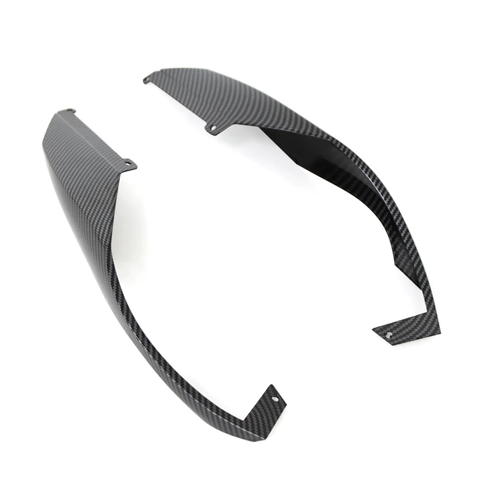 Motorradteile Für Kawasaki ZX-4R ZX4R ZX-4RR ZX4RR ZX-25R ZX25R Motorrad Hinten Schwanz Flügel Spoiler Aerodynamische Winglet Verkleidung Motorrad Vorderspoiler(Carbon Pattern) von OEXRIGRU