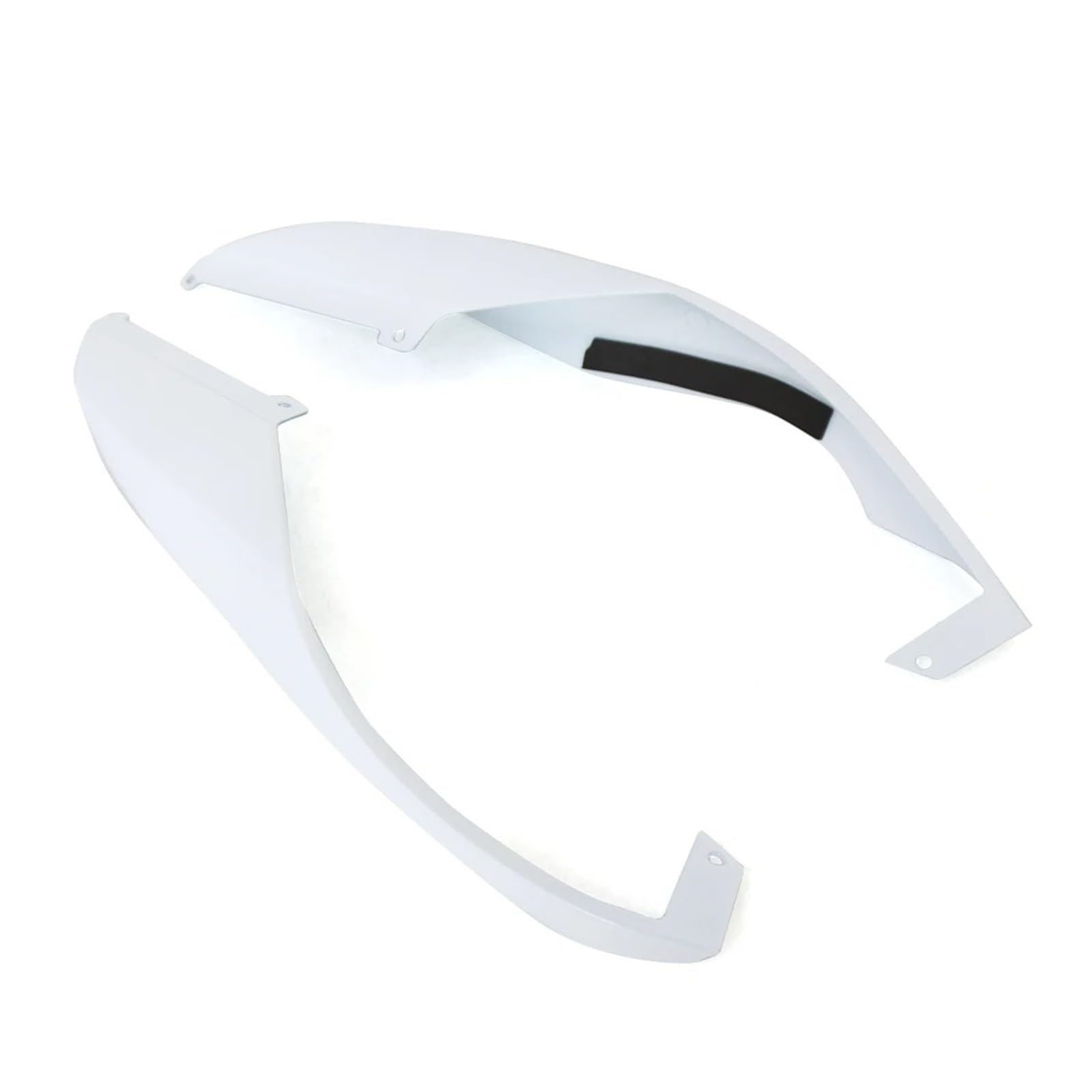 Motorradteile Für Kawasaki ZX-4R ZX4R ZX-4RR ZX4RR ZX-25R ZX25R Motorrad Hinten Schwanz Flügel Spoiler Aerodynamische Winglet Verkleidung Motorrad Vorderspoiler(Weiß) von OEXRIGRU
