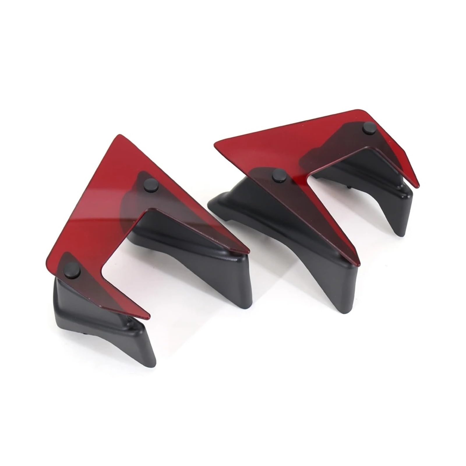 Motorradteile Für MT-07 Für MT07 Für MT 07 2018 2019 2020 Motorradteile Seitlicher Abtrieb Nackte Spoiler Feste Winglet-Verkleidungsflügel Motorrad Vorderspoiler(Red) von OEXRIGRU