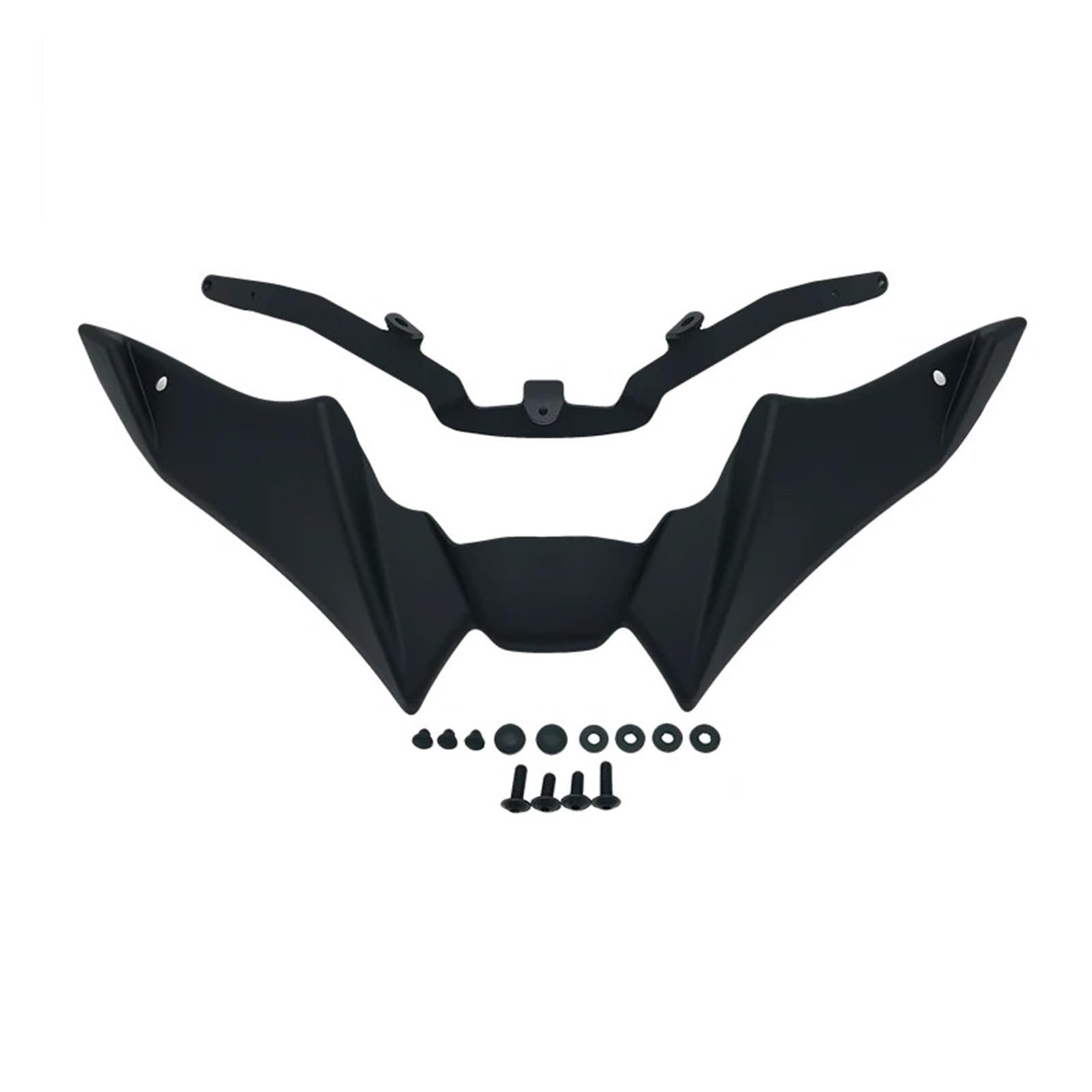 Motorradteile Für MT-09 Für MT09 Für MT 09 SP 2021 2022 2023 Motorrad Vorderrad Schnabel Nase Kegel Verlängerung Extender Gugel Spoiler Abdeckung Motorrad Vorderspoiler(Schwarz) von OEXRIGRU