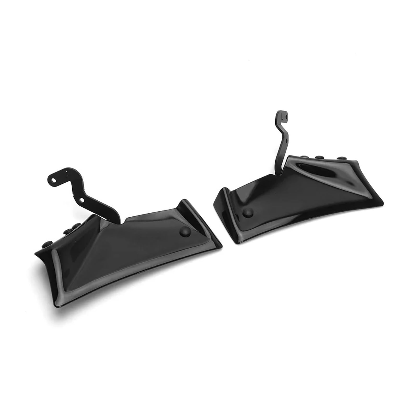 Motorradteile Für MT-10 Für MT 10 Für MT10 SP 2022 2023 2024 Abtrieb Naked Frontal Spoiler Winglet Aerodynamische Flügel Front Spoiler Kit Motorrad Vorderspoiler(Schwarz) von OEXRIGRU