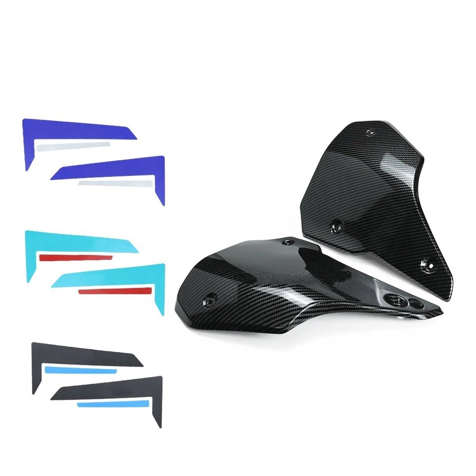 Motorradteile Für MT-10 Für MT10 SP 2022-2025 Motorrad Spoiler Dekorative Platten Infill Panel Rahmen Chassis Abdeckung Motorrad Vorderspoiler(A Carbon Fiber) von OEXRIGRU