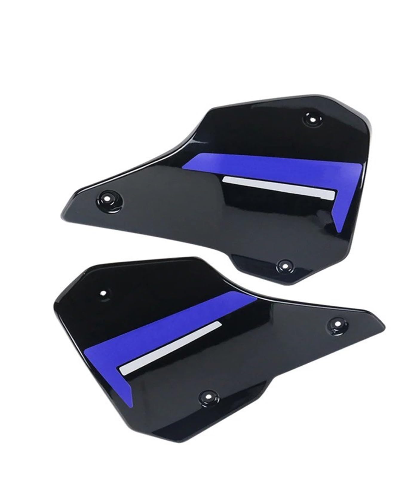 Motorradteile Für MT-10 Für MT10 SP 2022-2025 Motorrad Spoiler Dekorative Platten Infill Panel Rahmen Chassis Abdeckung Motorrad Vorderspoiler(A Gloss Black) von OEXRIGRU