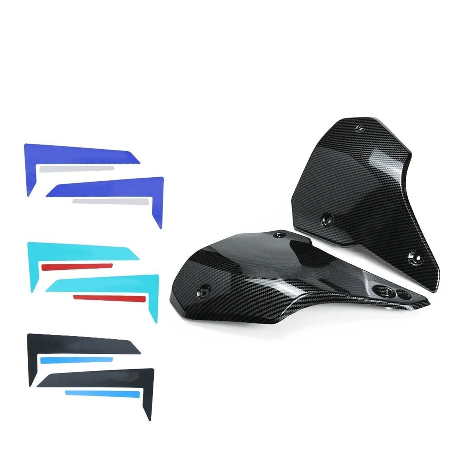 Motorradteile Für MT-10 Für MT10 SP 2022-2025 Motorrad Spoiler Dekorative Platten Infill Panel Rahmen Chassis Abdeckung Motorrad Vorderspoiler(B Carbon Fiber) von OEXRIGRU