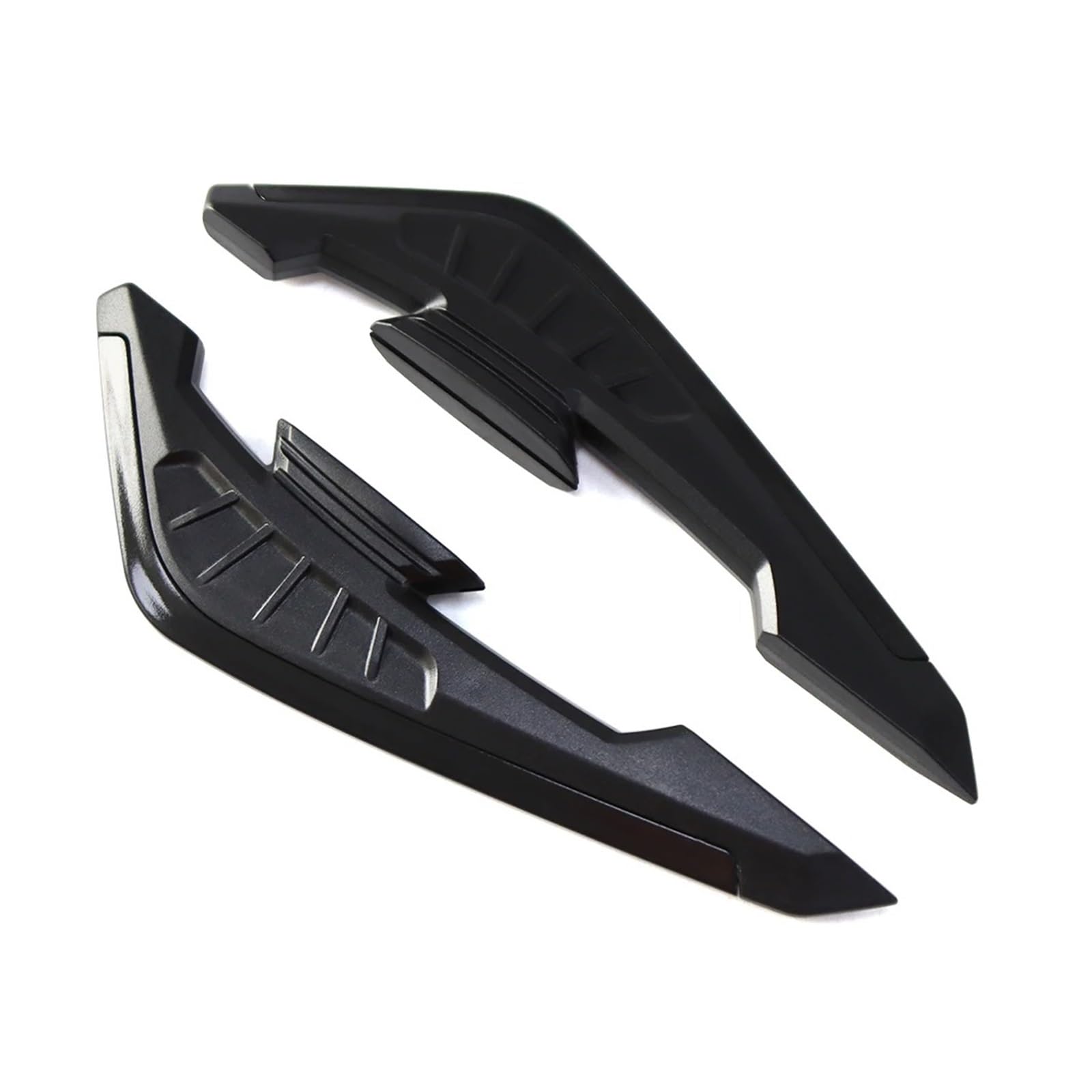 Motorradteile Für NMAX155 2020-2024 Für Turbo 2025 Motorrad Winglet Aerodynamische Spoiler Dynamische Flügel Dekoration Aufkleber Motorrad Vorderspoiler(Schwarz) von OEXRIGRU