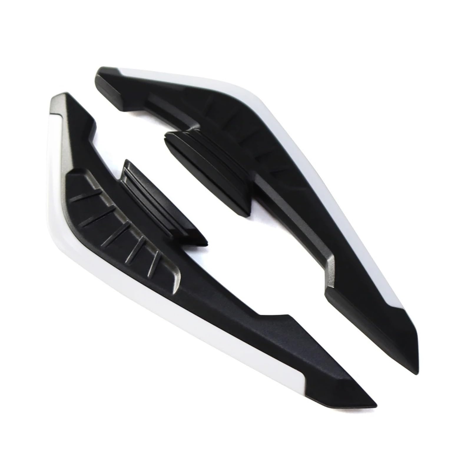 Motorradteile Für NMAX155 2020-2024 Für Turbo 2025 Motorrad Winglet Aerodynamische Spoiler Dynamische Flügel Dekoration Aufkleber Motorrad Vorderspoiler(Weiß) von OEXRIGRU