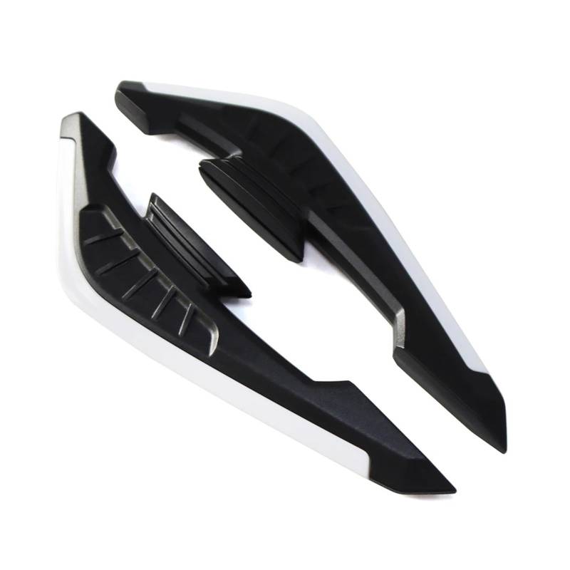 Motorradteile Für NMAX155 2020-2024 Für Turbo 2025 Motorrad Winglet Aerodynamische Spoiler Dynamische Flügel Dekoration Aufkleber Motorrad Vorderspoiler(Weiß) von OEXRIGRU