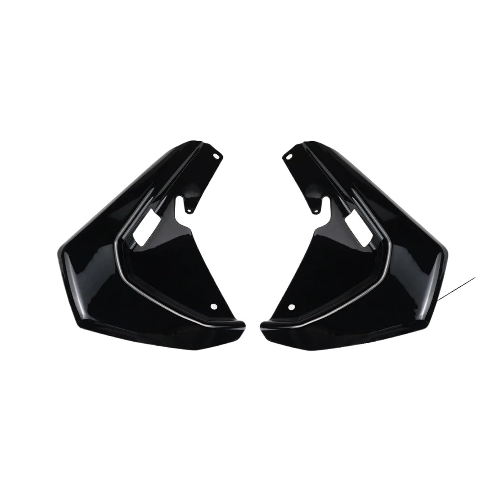 Motorradteile Für R1300GS 2023 2024 2025 Motorrad Windschutzscheibe Seite Spoiler Bein Unteren Deflektoren Verkleidung Motorrad Vorderspoiler(Glossg Black) von OEXRIGRU