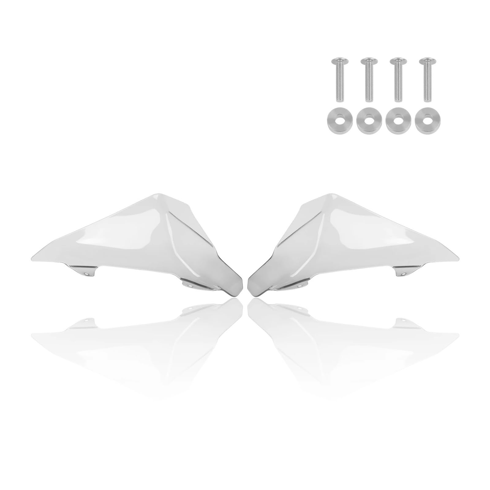 Motorradteile Für R1300GS Für ADV 2024-2025 Motorrad Tank Seite Air Deflektor Spoiler Windschutzscheibe Bilateralen Deflektoren Motorrad Vorderspoiler(Transparent) von OEXRIGRU