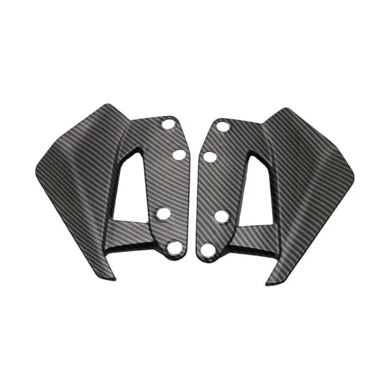 Motorradteile Für R1300GS R1300 GS R 1300 GS 2024 2025 Motorrad Spoiler Windschutzscheibe Zubehör Seite Windschutzscheibe Motorrad Vorderspoiler(Carbon Look) von OEXRIGRU
