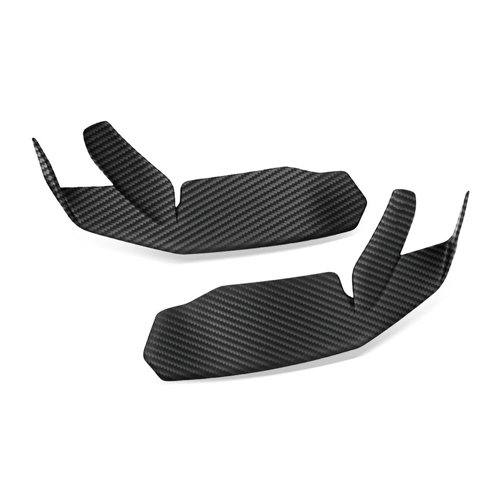 Motorradteile Für RS660 2020 2021 2022 2023 2024 Motorrad Winglet Aerodynamische Flügel Kit Seite Wind Spoiler Unteren Shroud Front Flügel Motorrad Vorderspoiler(Carbon Fiber) von OEXRIGRU