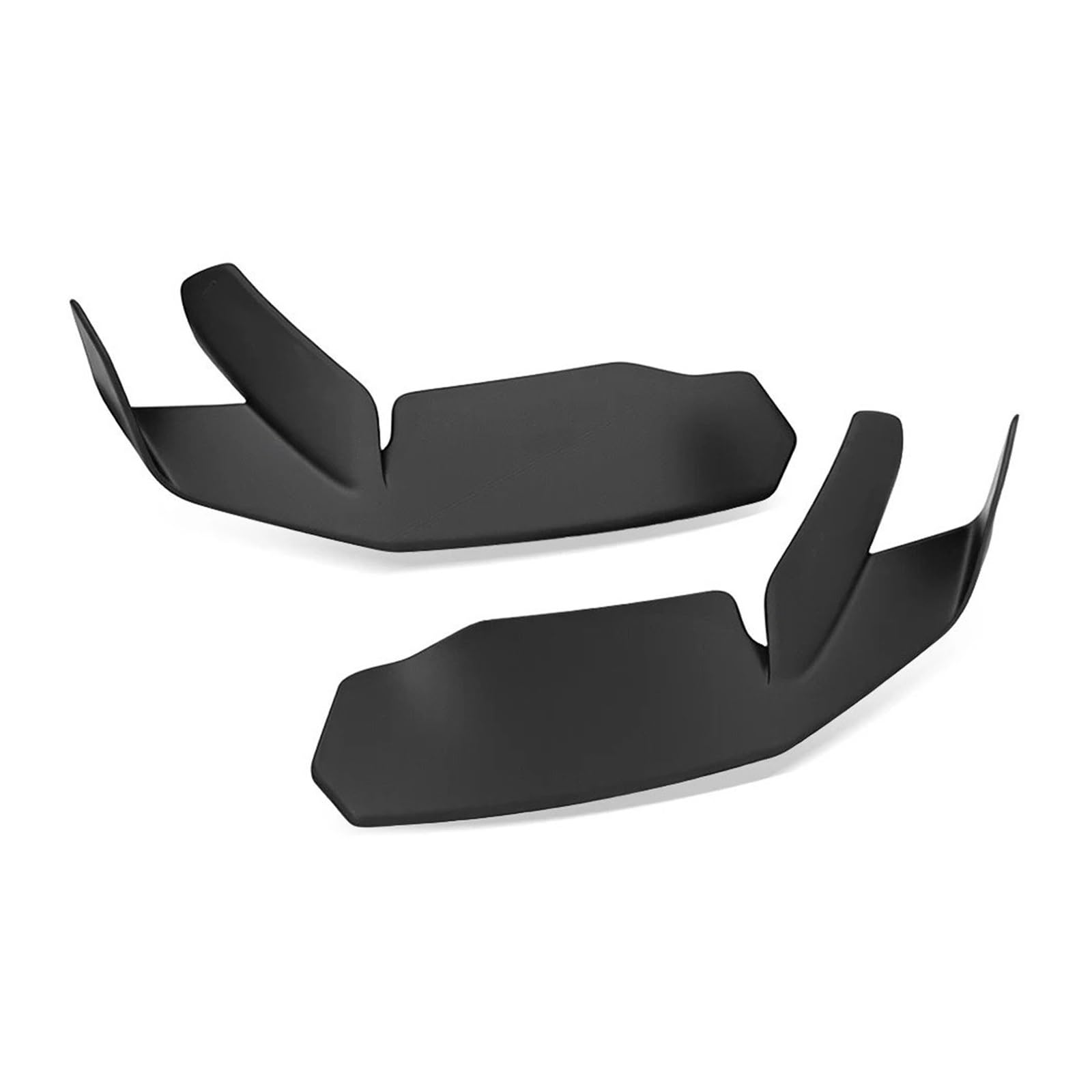 Motorradteile Für RS660 2020 2021 2022 2023 2024 Motorrad Winglet Aerodynamische Flügel Kit Seite Wind Spoiler Unteren Shroud Front Flügel Motorrad Vorderspoiler(Schwarz) von OEXRIGRU