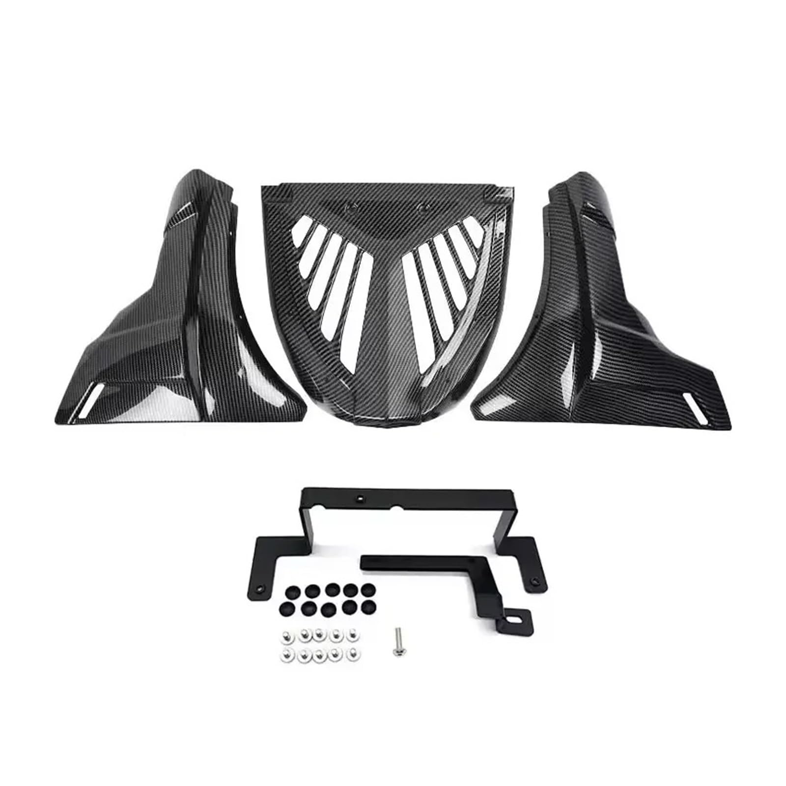 Motorradteile Für Rebel Für CMX500 2017 2018 2019 2020 2021 2022 2023 2024 Motorrad Motor Unteren Bauch Pan Spoiler Verkleidung Montage Halterung Motorrad Vorderspoiler(Carbon Fiber Look) von OEXRIGRU
