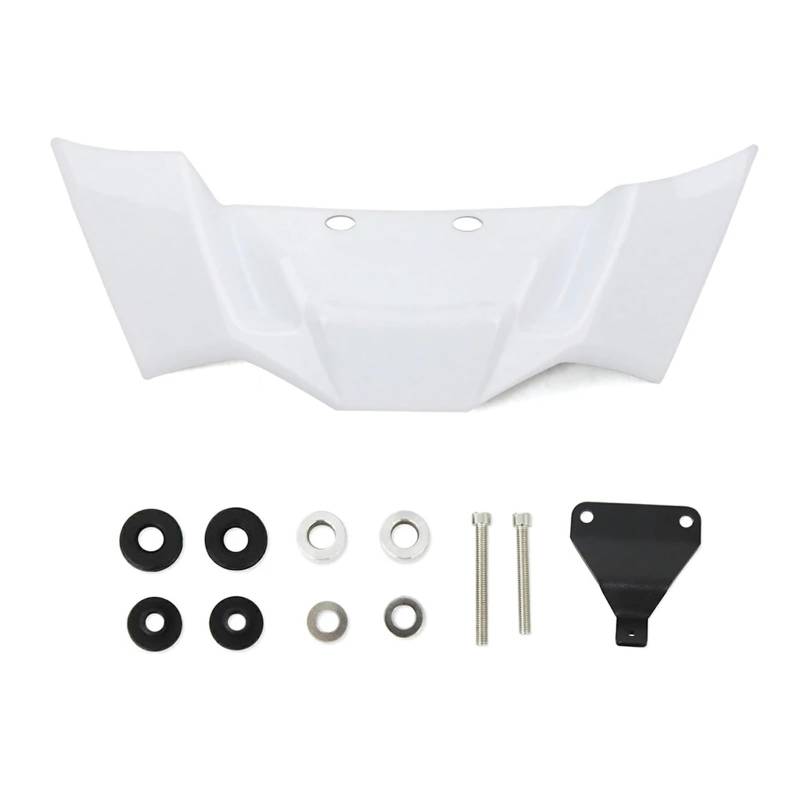 Motorradteile Für S1000R 2021-2024 M1000R 2023-2024 Flügel Verkleidung Motorrad Abtrieb Nackt Vorne Aerodynamische Spoiler Winglet Motorrad Vorderspoiler(Weiß) von OEXRIGRU