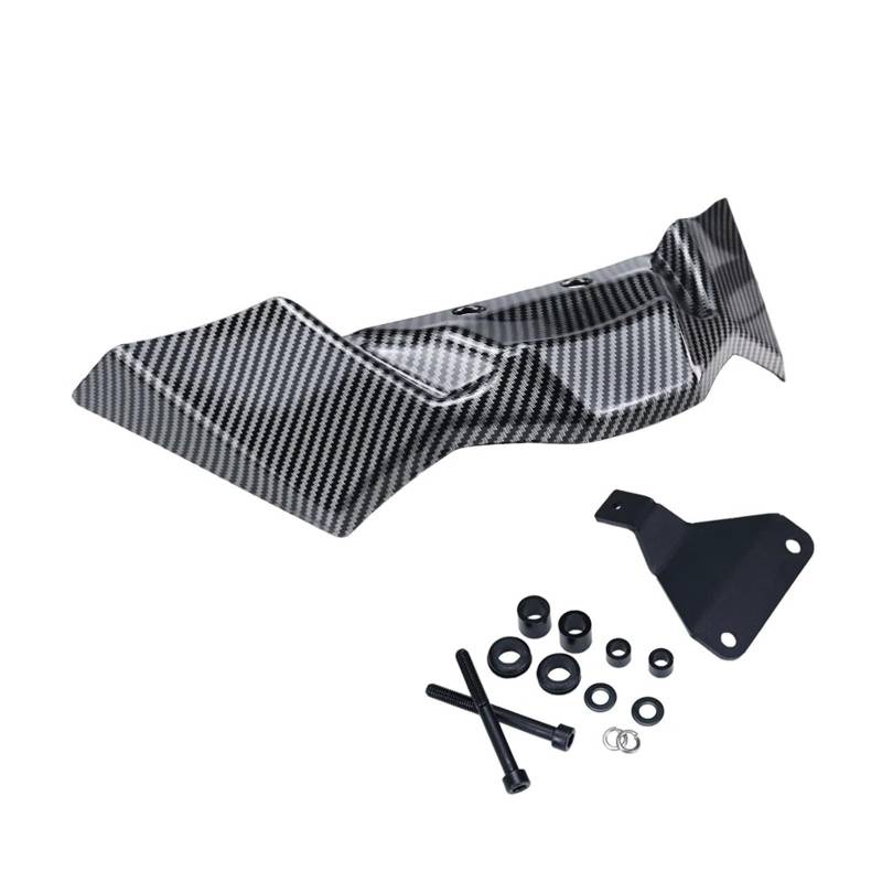 Motorradteile Für S1000R M1000R Nackt Vorne Abtrieb Spoiler Winglet Aerodynamische Flügel Spoiler Motorrad Vorderspoiler(Carbon Fiber Texture) von OEXRIGRU