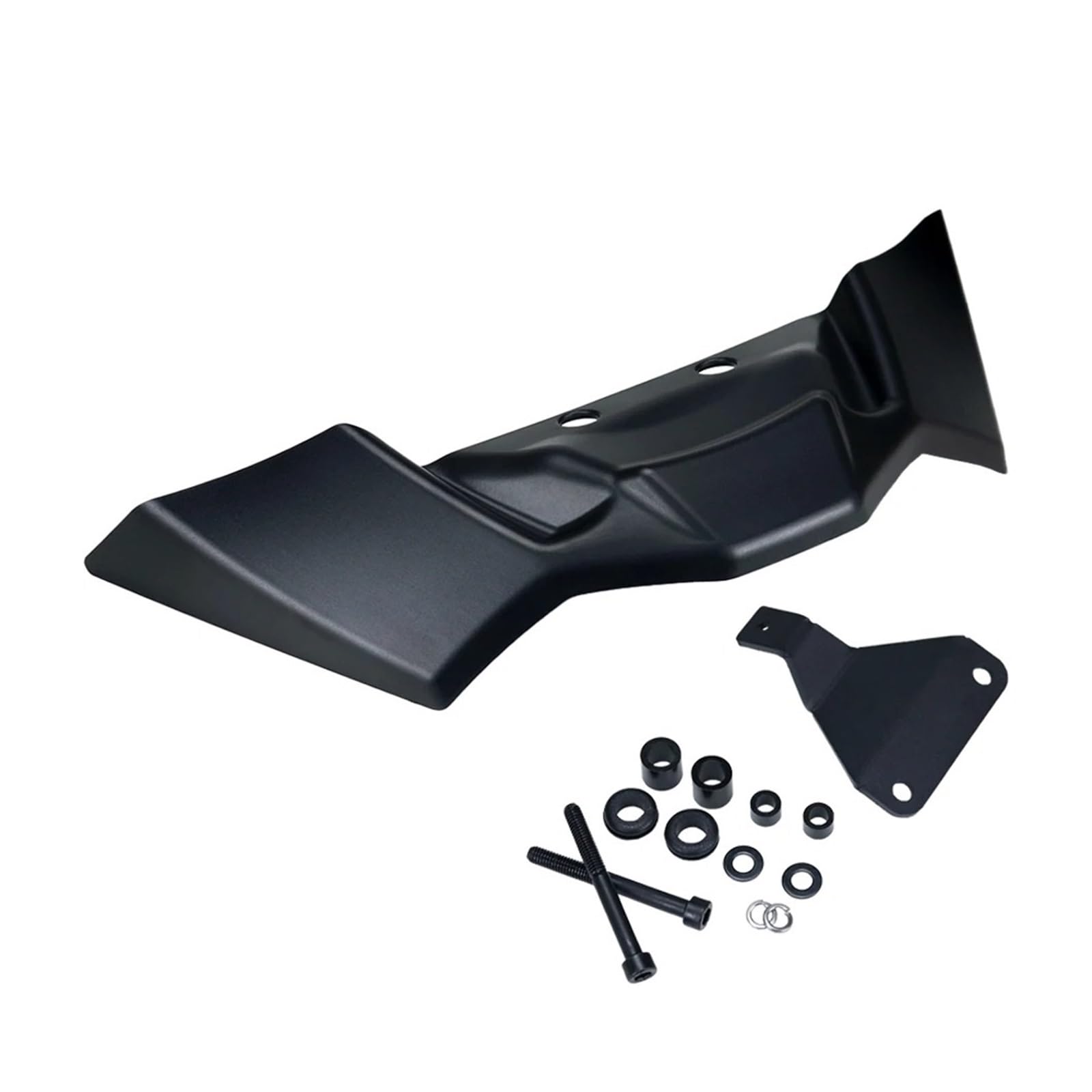 Motorradteile Für S1000R M1000R Nackt Vorne Abtrieb Spoiler Winglet Aerodynamische Flügel Spoiler Motorrad Vorderspoiler(Schwarz) von OEXRIGRU