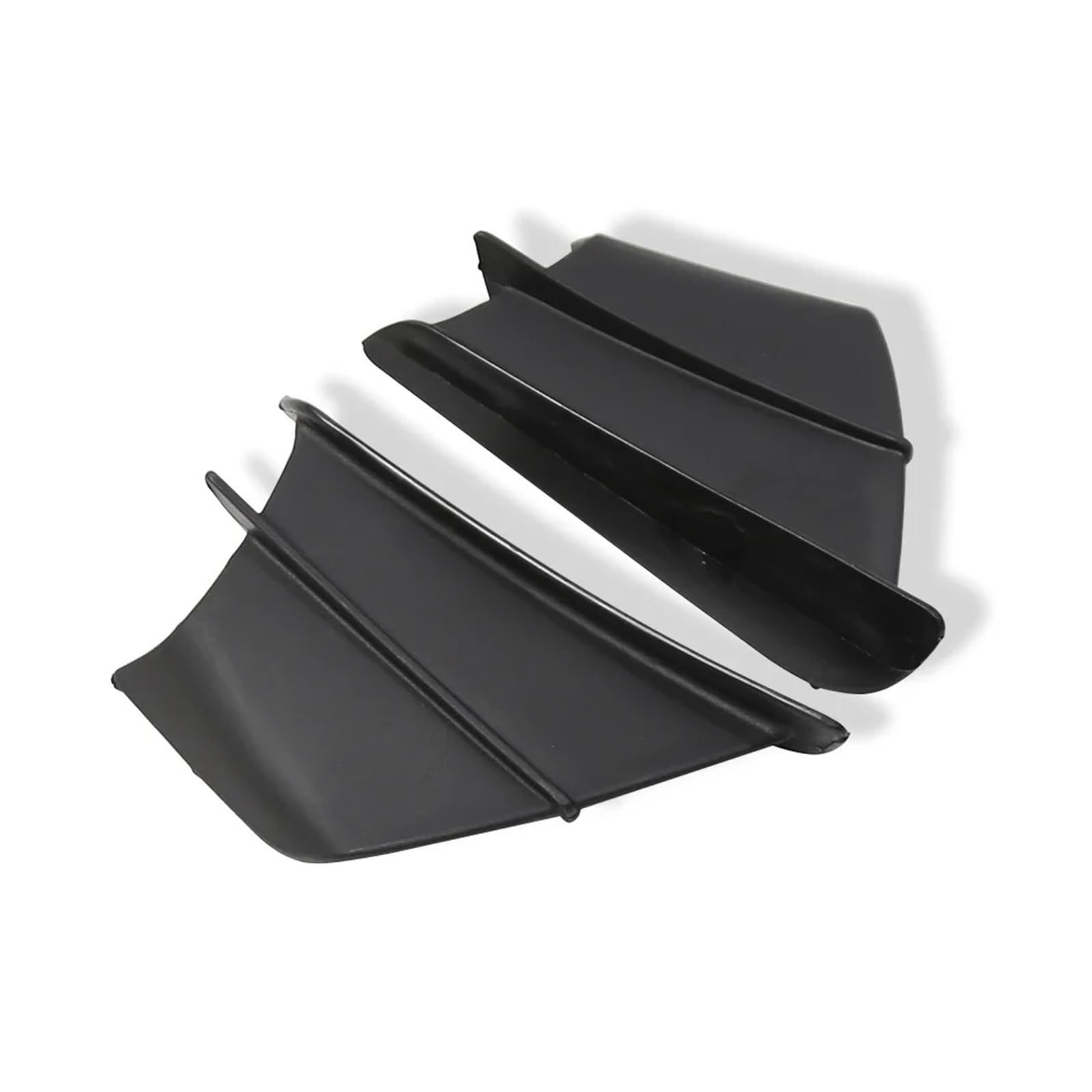 Motorradteile Für S1000RR HP4 2014 2015 2016 2017 2018 2019 2020 2021 Motorrad Winglet Aerodynamische Flügel Kit Spoiler Zubehör Motorrad Vorderspoiler(Schwarz) von OEXRIGRU