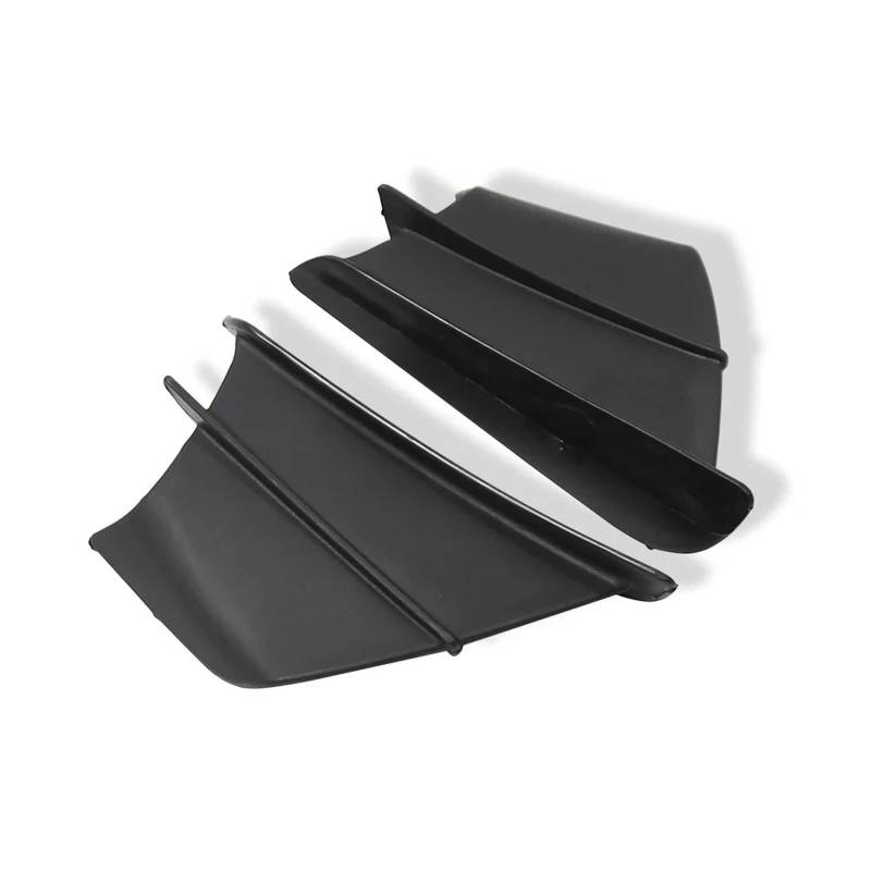 Motorradteile Für S1000RR HP4 2014 2015 2016 2017 2018 2019 2020 2021 Motorrad Winglet Aerodynamische Flügel Kit Spoiler Zubehör Motorrad Vorderspoiler(Schwarz) von OEXRIGRU