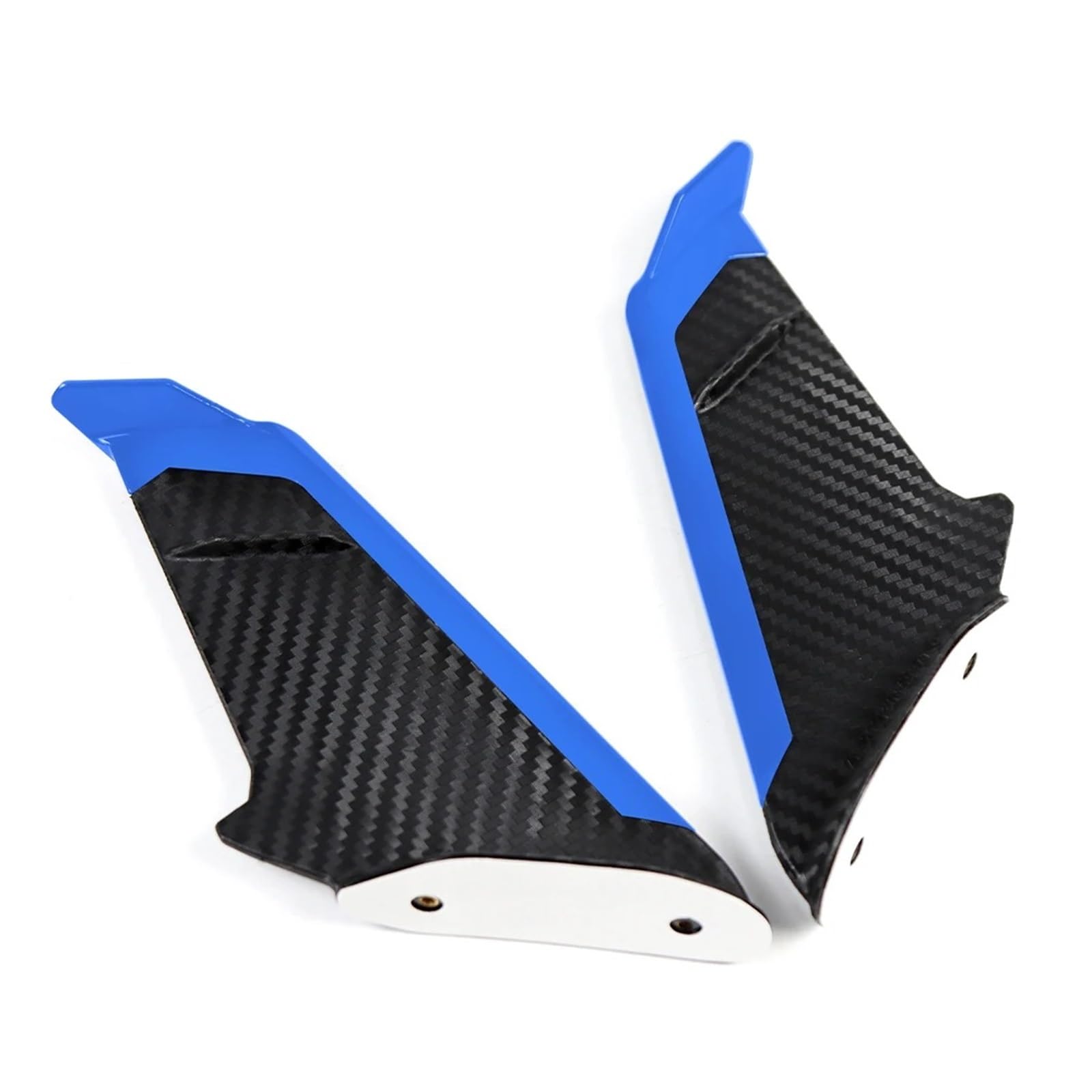 Motorradteile Für S1000RR HP4 Motorrad Front Verkleidung Aerodynamische Winglets Seite Spoiler Seite Spoiler Motorrad Vorderspoiler(Blue) von OEXRIGRU