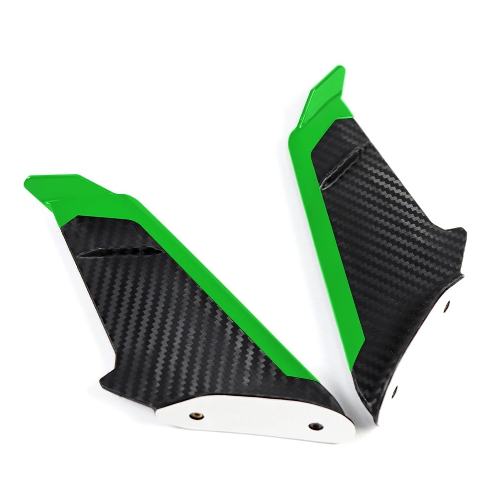 Motorradteile Für S1000RR HP4 Motorrad Front Verkleidung Aerodynamische Winglets Seite Spoiler Seite Spoiler Motorrad Vorderspoiler(Green) von OEXRIGRU