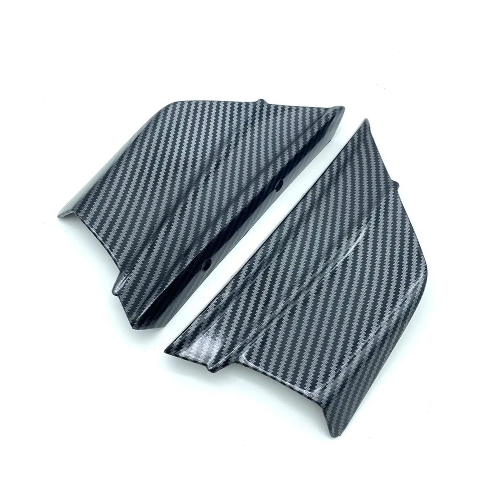 Motorradteile Für TMAX530 2012-2019 Für TMAX560 2019-2021 Motorrad Seite Winglet Verkleidung Wind Fin Spoiler Front Schutz Abdeckung Motorrad Vorderspoiler(Carbon) von OEXRIGRU