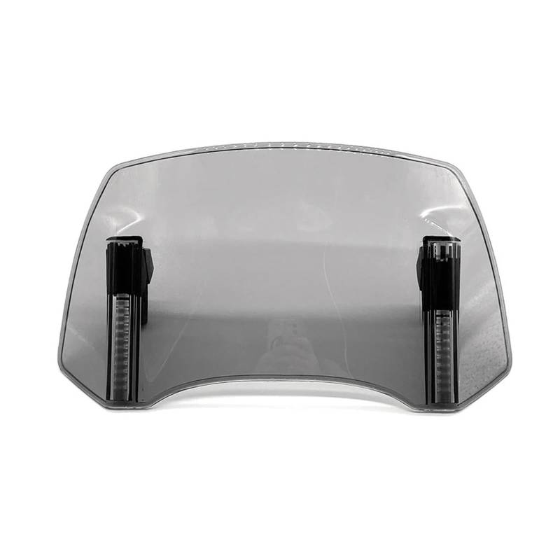 Motorradteile Für Triumph Für Tiger 800xc Für Bonneville T100 Motorrad Windschutzscheibe Verlängerung Einstellbare Spoiler Deflektor Motorrad Vorderspoiler(Grey) von OEXRIGRU