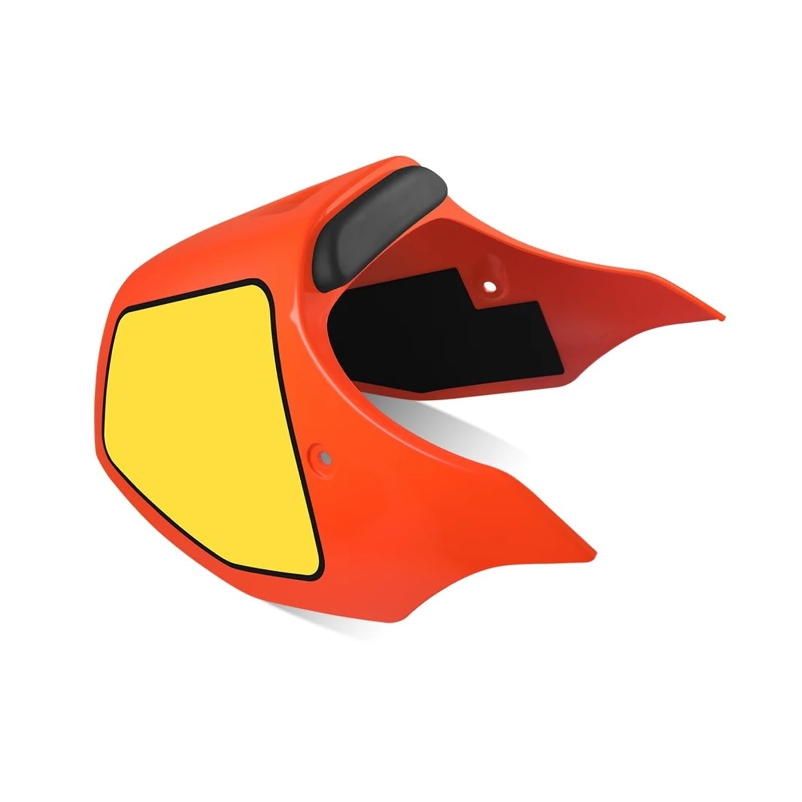 Motorradteile Für XSR900 GP 2024 2025 Motorrad Passagier Sozius Hinten Sitz Abdeckung Verkleidung Sitz Gugel Buckel Spoiler Motorrad Vorderspoiler(Red) von OEXRIGRU