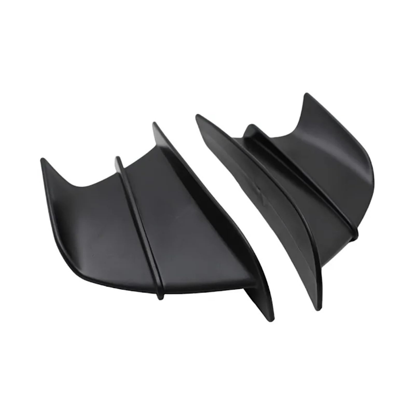 Motorradteile Für YZF-R1 Für YZF-R6 Für YZF-R25 Für YZF R1 R6 R25 ABS Motorrad Winglet Aerodynamischer Seitenflügel Fin Spoiler Motorrad Vorderspoiler(Schwarz) von OEXRIGRU