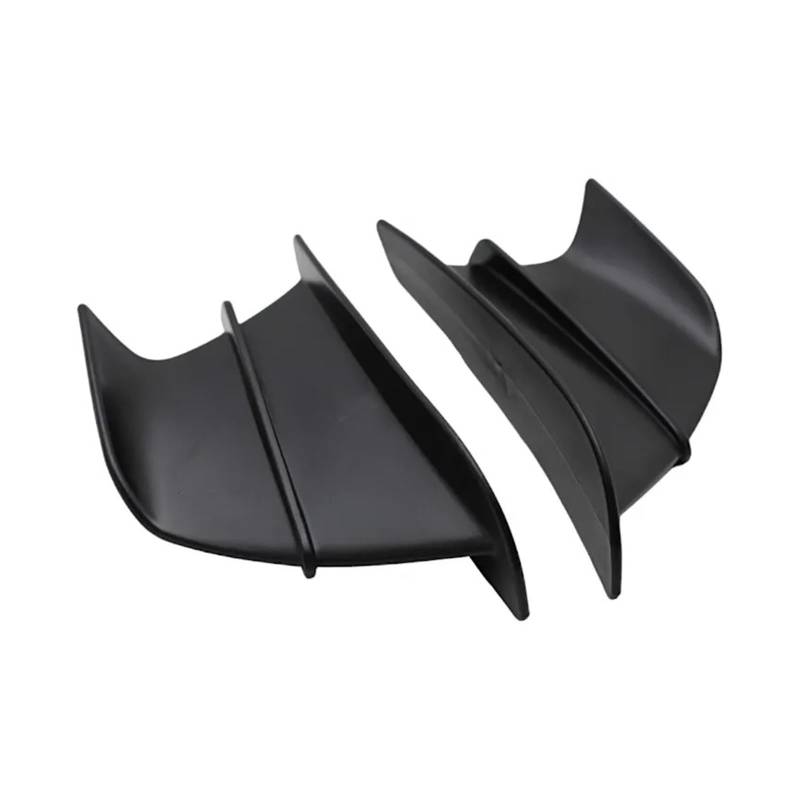 Motorradteile Für YZF-R1 Für YZF-R6 Für YZF-R25 Für YZF R1 R6 R25 ABS Motorrad Winglet Aerodynamischer Seitenflügel Fin Spoiler Motorrad Vorderspoiler(Schwarz) von OEXRIGRU