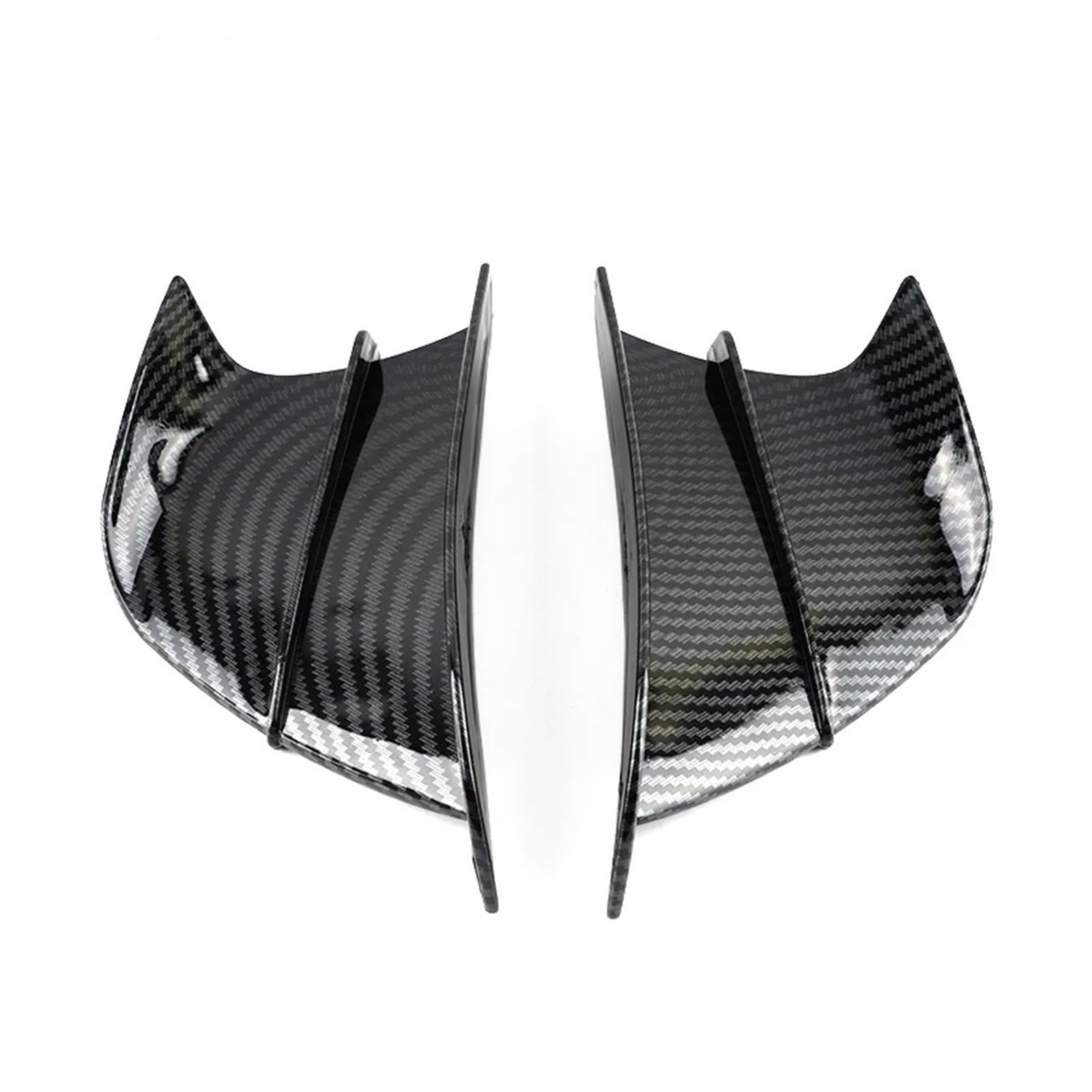 Motorradteile Für YZF-R1 Für YZF-R6 Für YZF-R25 Für YZF-R7 Für YZF-R3 Für YZF R1 R6 R25 R7 R3 Motorrad Spoiler Flügel Aerodynamische Winglet Motorrad Vorderspoiler(Carbon Look) von OEXRIGRU