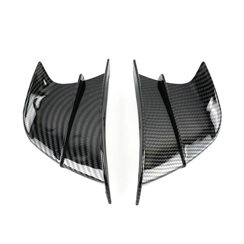 Motorradteile Für YZF-R1 Für YZF-R6 Für YZF-R25 Für YZF-R7 Für YZF-R3 Für YZF R1 R6 R25 R7 R3 Motorrad Spoiler Flügel Aerodynamische Winglet Motorrad Vorderspoiler(Carbon Look) von OEXRIGRU