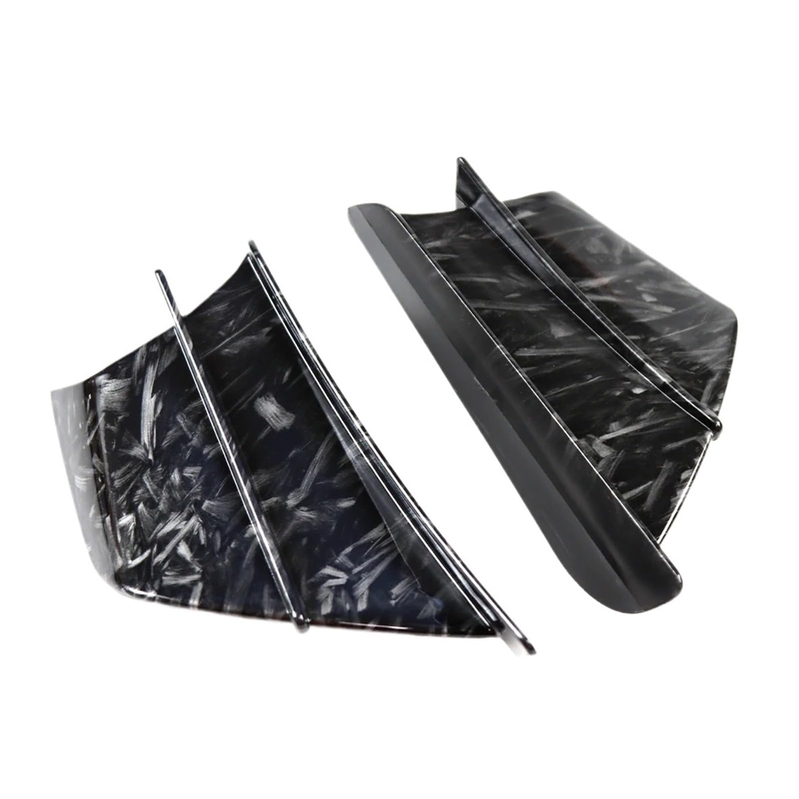 Motorradteile Für YZF R15 R25 R3 R6 R1 FZ1 FZ6 FZ8 Motorrad-Modifikationszubehör Aerodynamischer Festwind-Flügelsatz Spoiler Motorrad Vorderspoiler(Forged Look) von OEXRIGRU