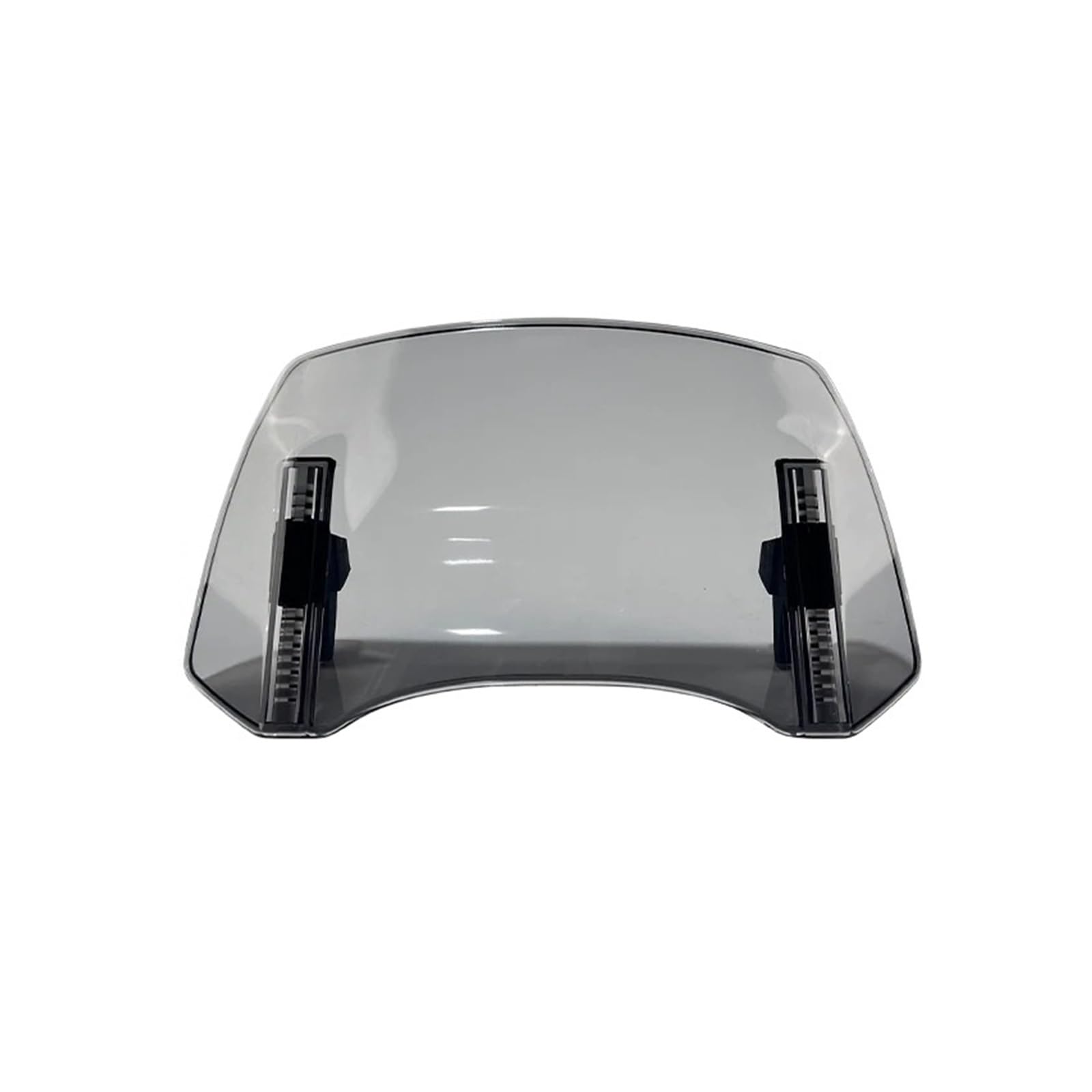 Motorradteile Universal Motorrad Windschutzscheibe Verlängerung Einstellbare Spoiler Clamp-Auf Windschutzscheibe Deflektor Motorrad Vorderspoiler(Style A-Gray) von OEXRIGRU