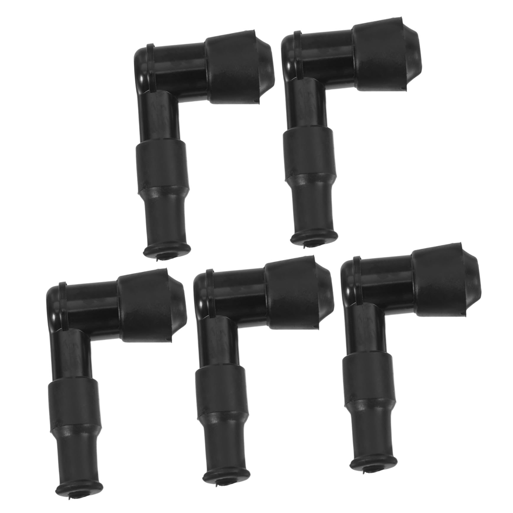 OFFSCH 5 Stück Hochdruckkappe Abdeckung für Mikrofräsen-Zündkerze Zündkerzenabdeckung für Dreschmaschinen Generatorteile Zündkerzenstecker für Mikrofräsen Kappe für Zündkerze Abs Schwarz OFFSCH 5 Stück Hochdruckkappe Abdeckung für Mikrofräsen-Zündkerze Zündkerzenabdeckung für Dreschmaschinen Generatorteile Zündkerzenstecker für Mikrofräsen Kappe für Zündkerze Abs Schwarz von OFFSCH