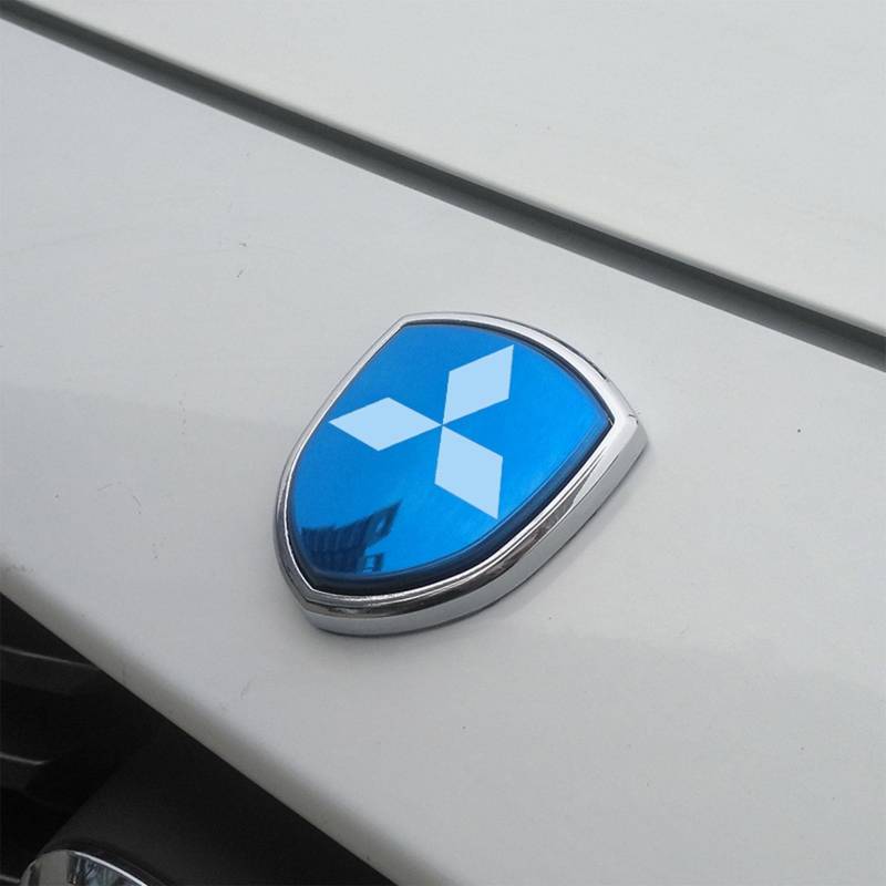 Aufkleber Logo Badge für Mitsubishi, Auto Logo Aufkleber,Auto 3D Aufkleber-Aufklebern,Auto Zubehör,Buchstaben Wort Emblem-Aufkleber,Auto Zubehör,C von OFFT