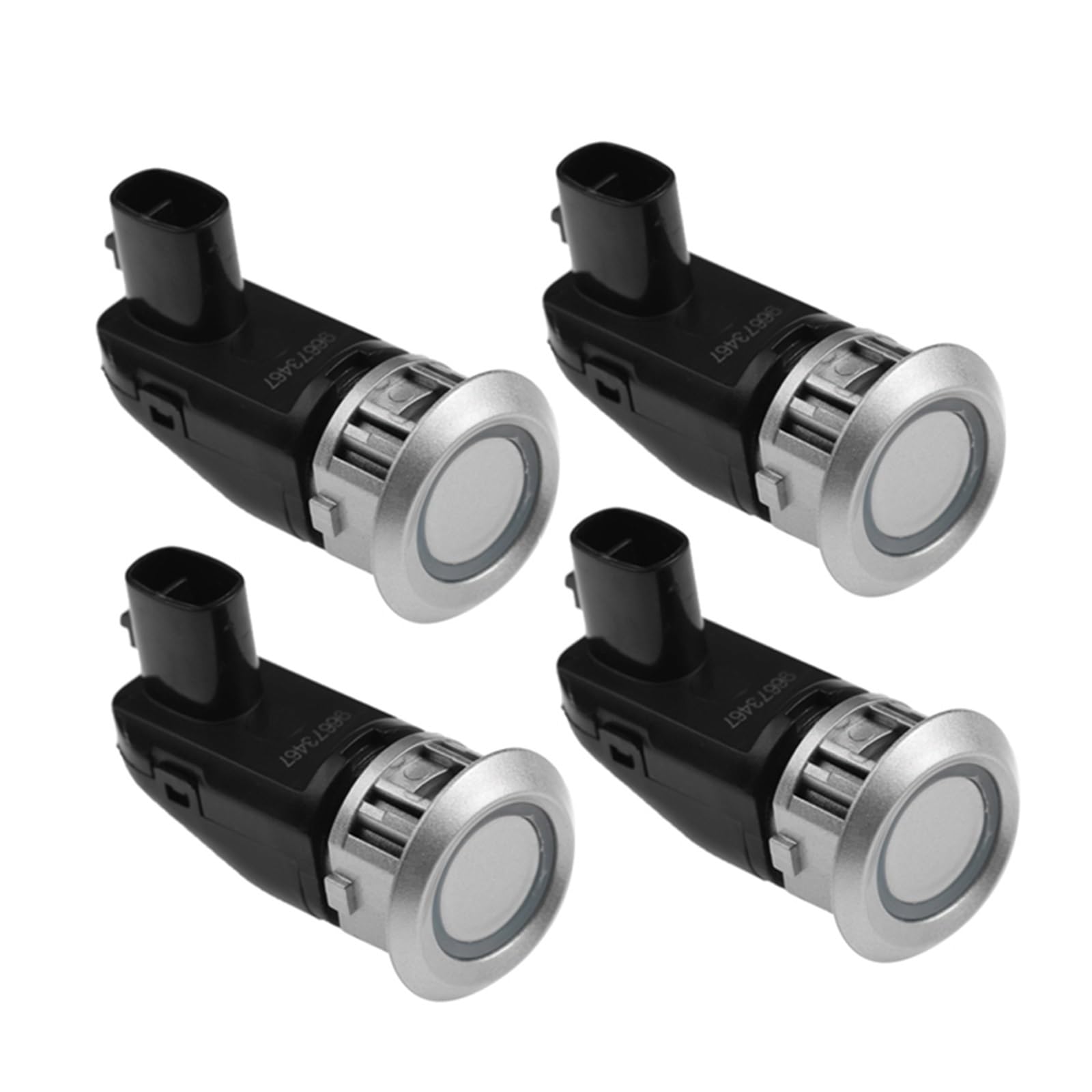 4 Autoteile 96673467 96673464 96673474 96673471 für Ultraschallsensor PDC-Parksensor (Silber) von OFYPCURI
