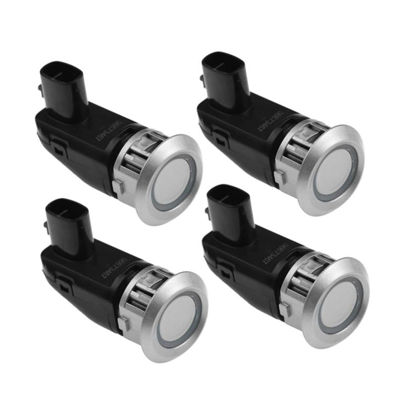 4 Autoteile 96673467 96673464 96673474 96673471 für Ultraschallsensor PDC-Parksensor (Silber) von OFYPCURI