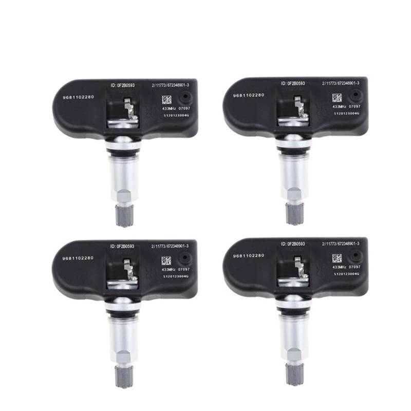 4 Stück/Autoteile 9681102280 for 407 207 307 607 508 807 TPMS Reifendrucksensor Monitor von OFYPCURI
