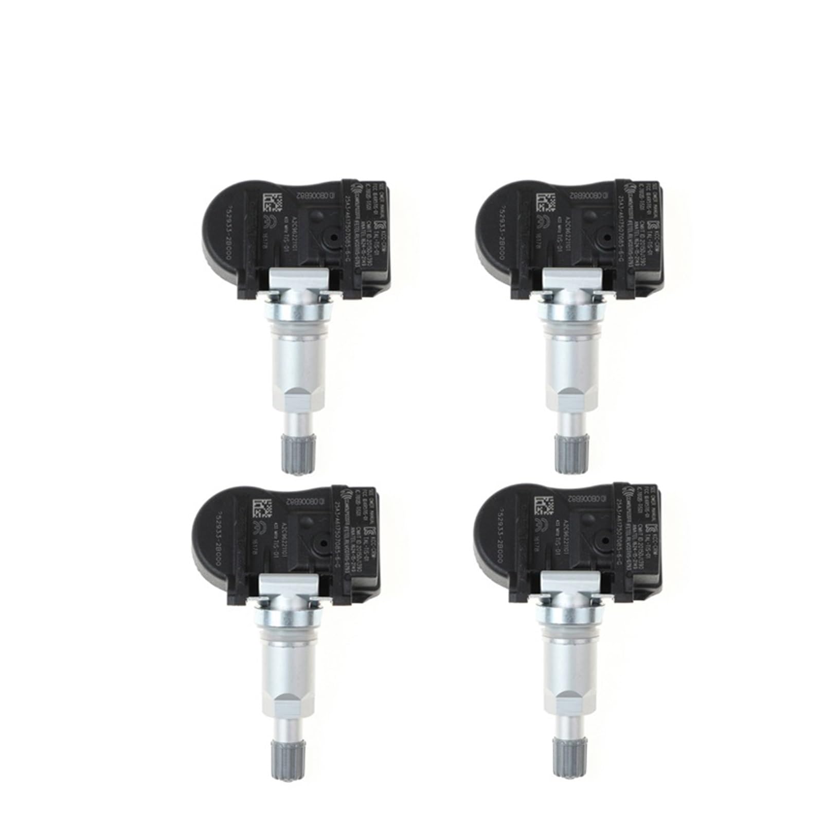 4 Stück/Set Autoteile 52933-2B000 529332B000 für TPMS Reifendrucküberwachungssystem Sensor 433 MHz von OFYPCURI