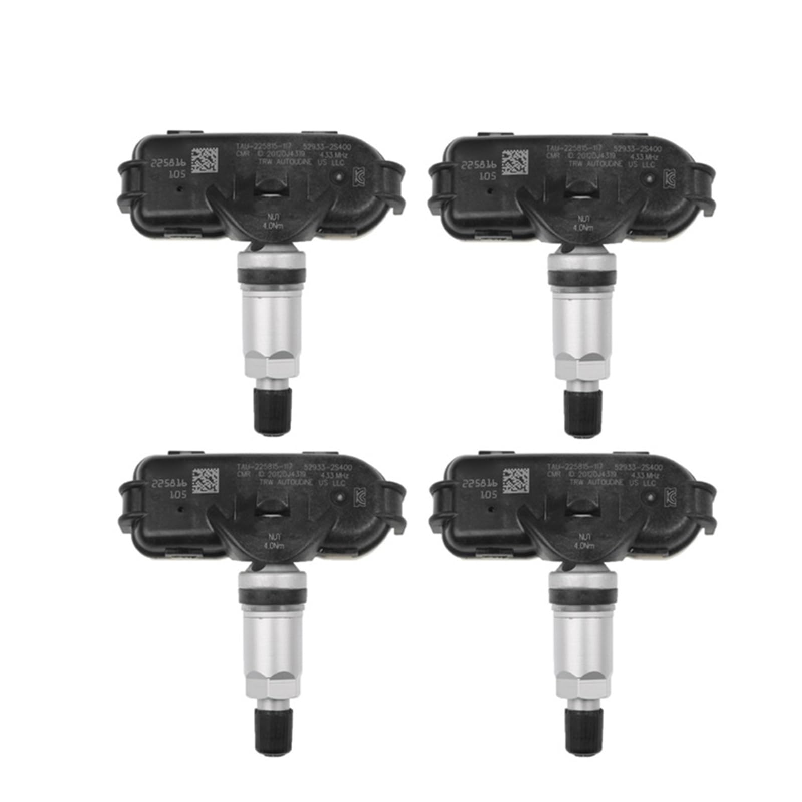 4pcs / 52933-2S400 529332S400 for TPMS Reifendrucküberwachungssensor Autoteile von OFYPCURI