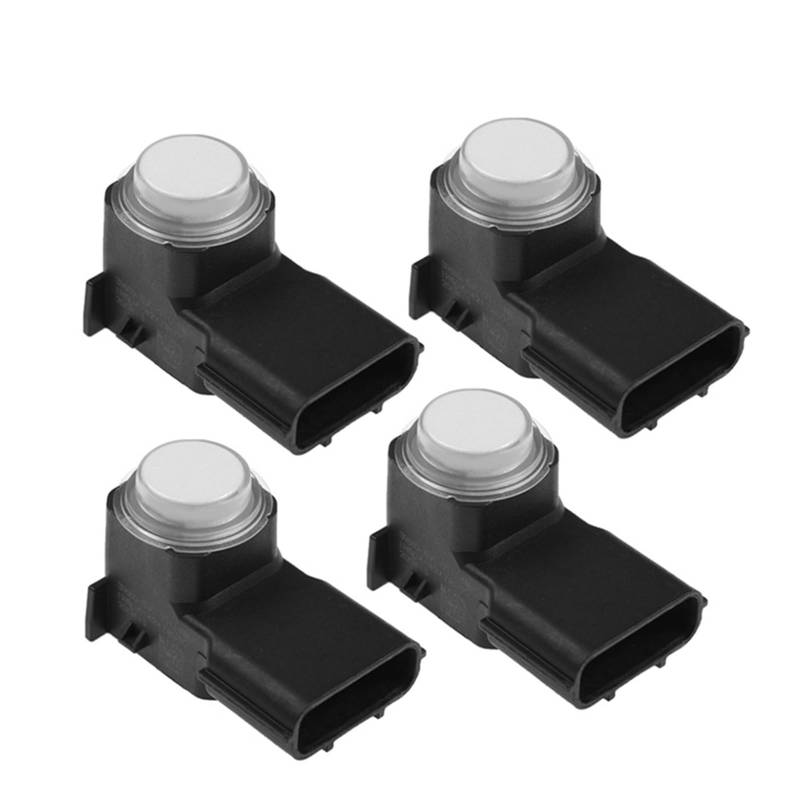 Parksensor PDC 4 Stück 39680-TEX-Y111-M1 39680TEXY111M1 39680TEXY11 für Autoteile HRV SRV (Silber) von OFYPCURI