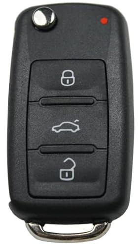 OGGIPRO Autoschlüsselbox 3 Tasten HAA Ersatz-Fernbedienung für Auto Kompatibel mit VW Seat Volkswagen Bora Passat Golf Polo Jetta, Mokka, Opel, Zafira, Astra, Vauxhall, Skoda von OGGIPRO