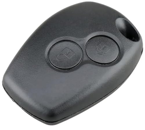OGGIPRO Schlüsselgehäuse mit 2 Tasten, ohne Klinge, kompatibel mit Renault Clio 3, Twingo 2, Master 3, Kangoo 2, Trafic und Modus | Schlüsselgehäuse für Autoschlüssel, Fernbedienung von OGGIPRO