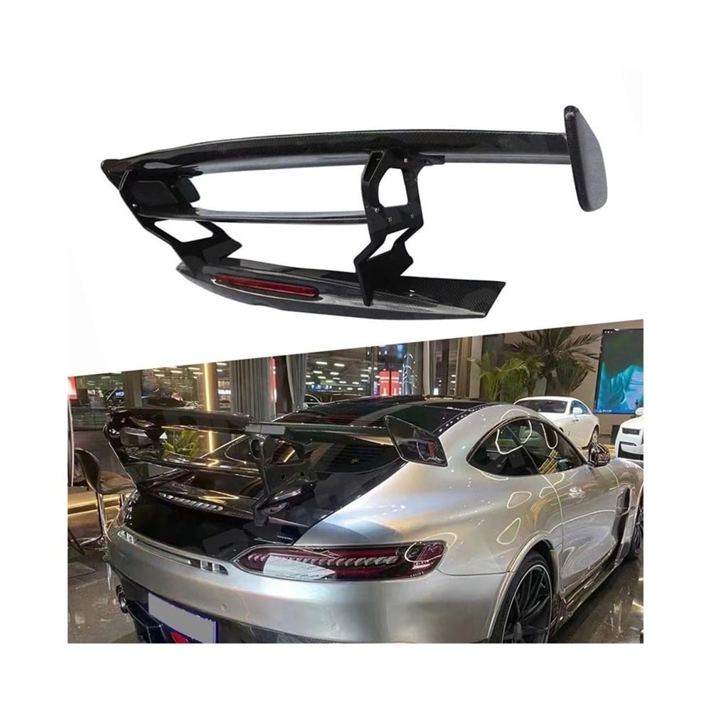 OGHF Carbon-Entenschnabelspoiler, kompatibel mit Mercedes-AMG GT/GTS Coupé (2015 2016 2017 2018 2019 2020 2021 2022) – Hochglänzender Heckspoiler – Aerodynamisches Leistungsupgrade(Only 2Pcs Brackets) von OGHF